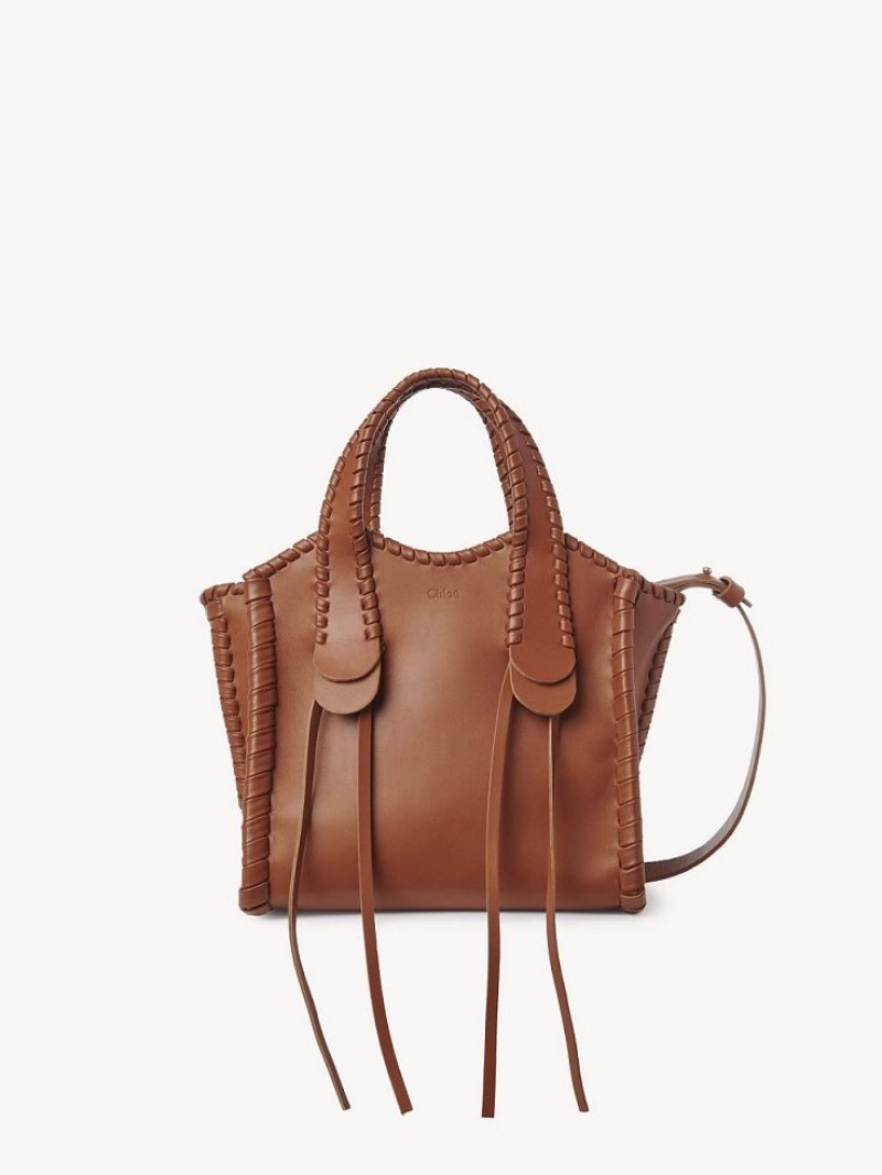 Chloe Small Mony Tote Çanta Kahverengi | CHE-SR13310