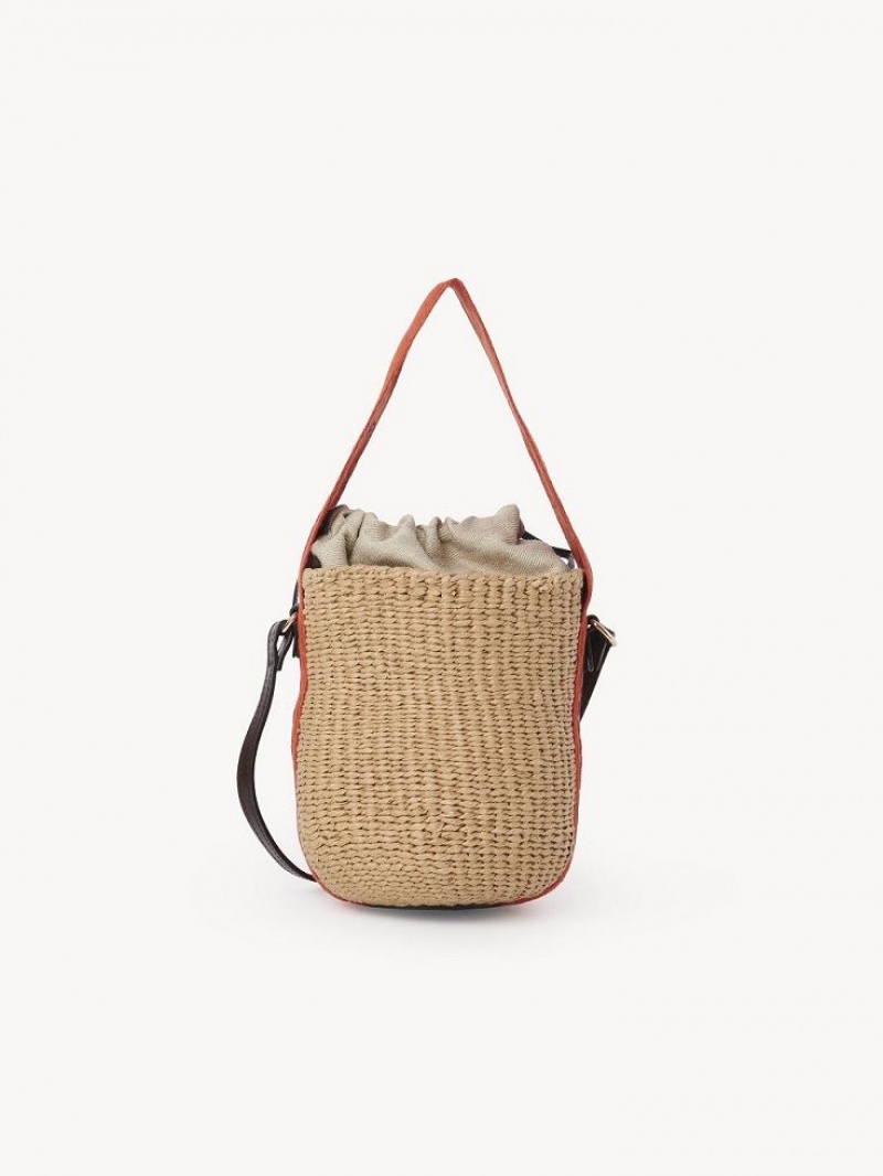 Chloe Small Woody Baskets Turuncu Turuncu | CHE-SR13645