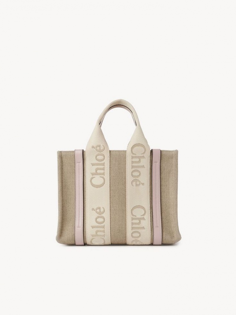 Chloe Small Woody Tote Çanta Gri | CHE-SR13312