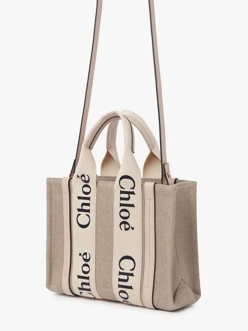 Chloe Small Woody Tote Çanta Pembe | CHE-SR13392