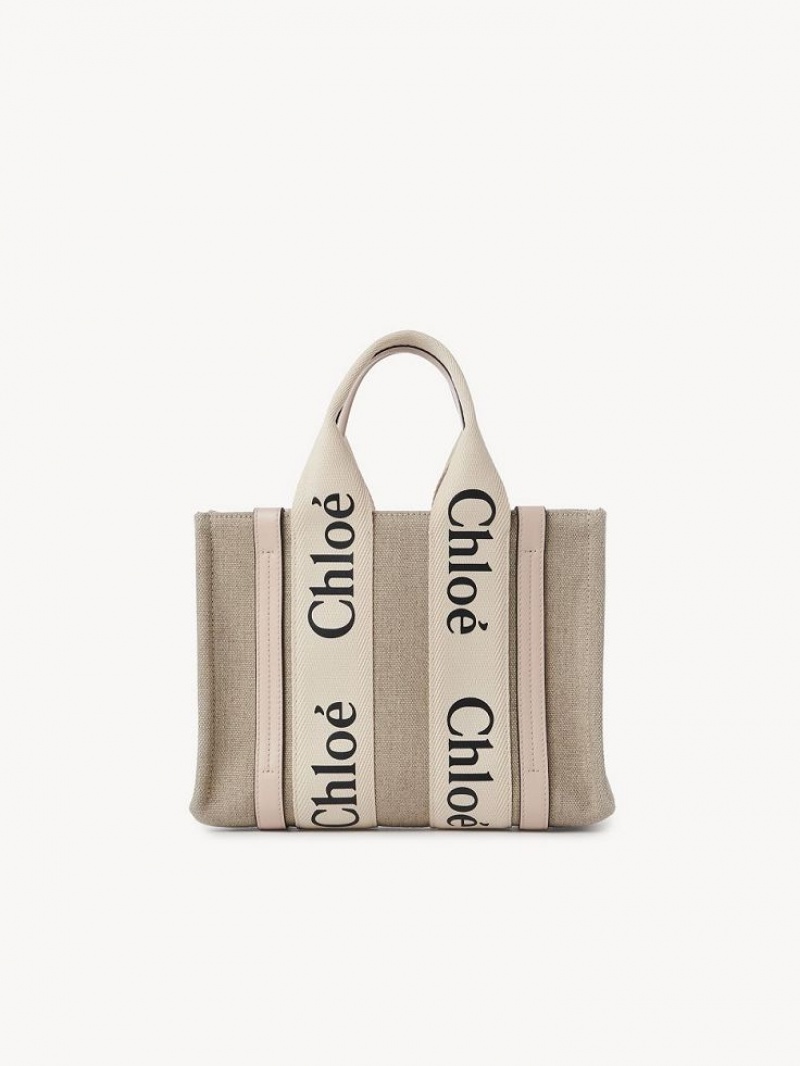 Chloe Small Woody Tote Çanta Pembe | CHE-SR13392