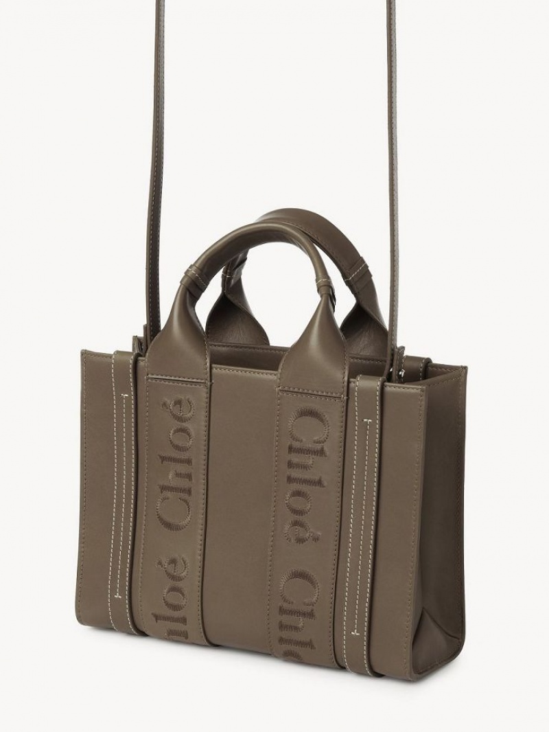 Chloe Small Woody Tote Çanta Yeşil | CHE-SR13339