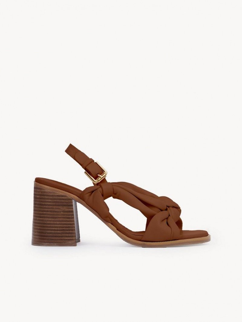 Chloe Spencer Sandalet Kahverengi | CHE-SR14822