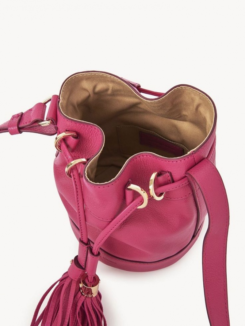 Chloe Vicki Small Bucket Omuz Çantası Pembe | CHE-SR14610