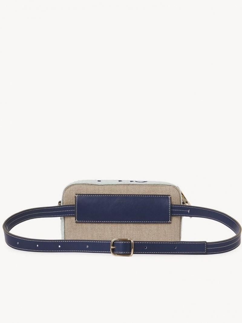 Chloe Woody Belt Çapraz Askılı Çanta Yeşil Mavi | CHE-SR13594