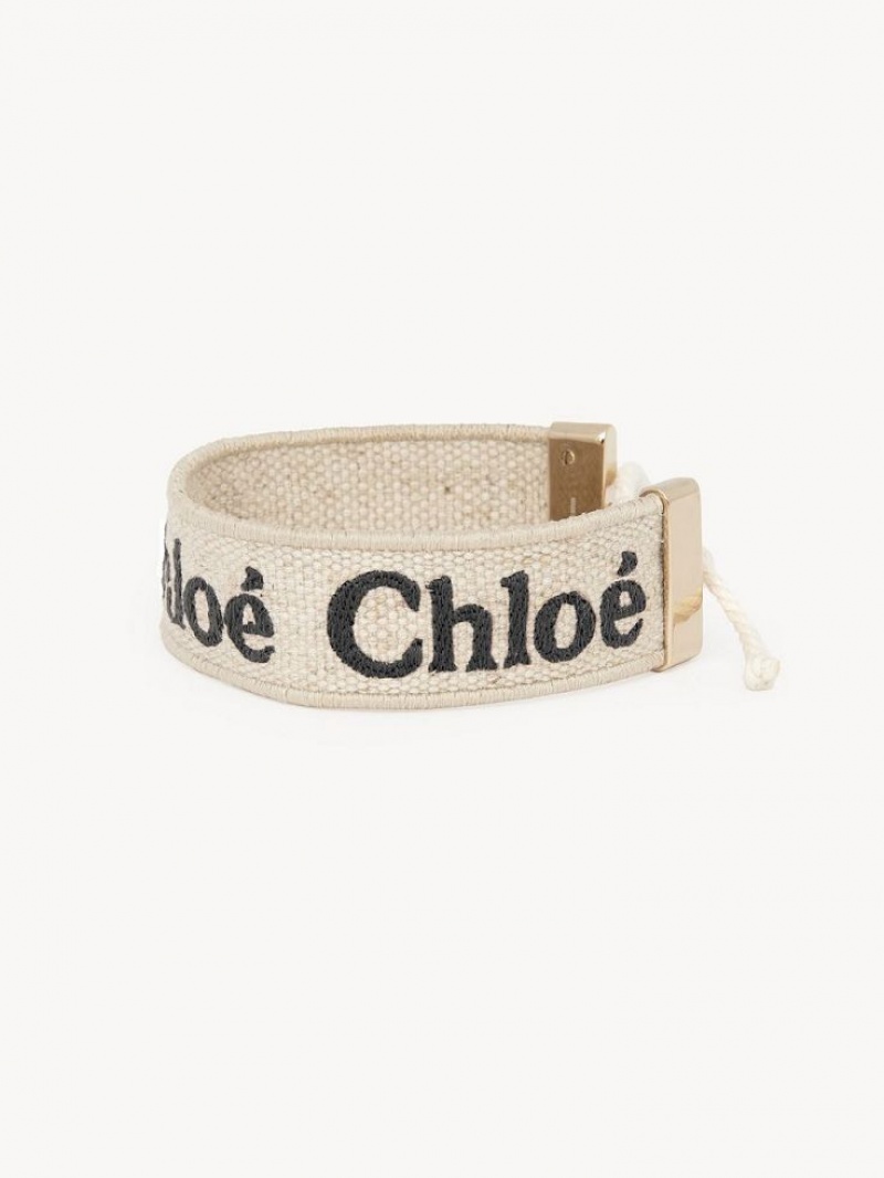 Chloe Woody Bilezik Bej Rengi Siyah | CHE-SR14440