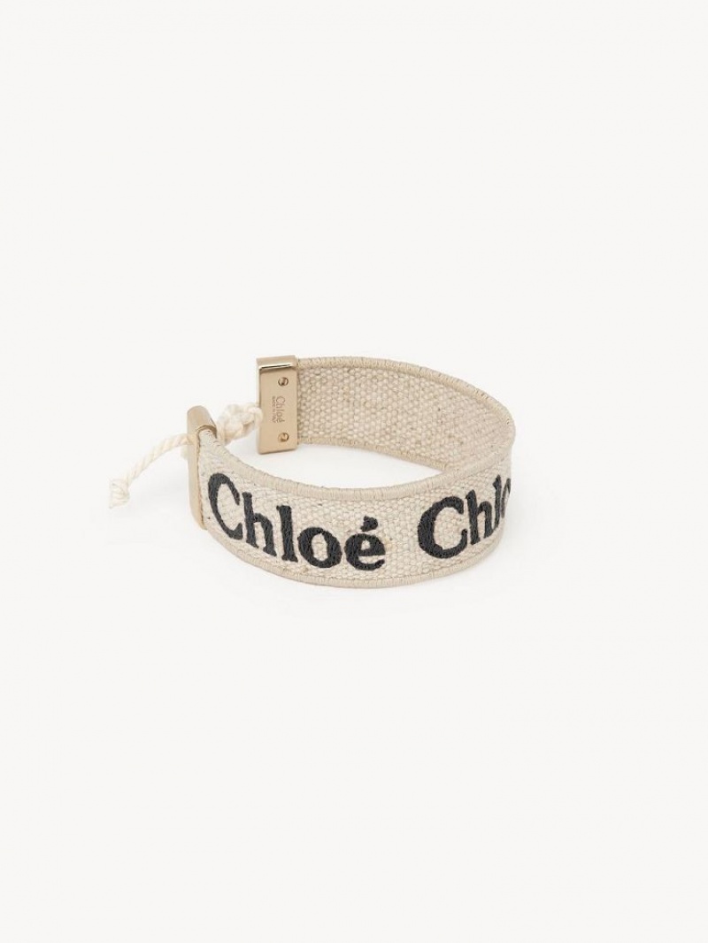 Chloe Woody Bilezik Bej Rengi Siyah | CHE-SR14440