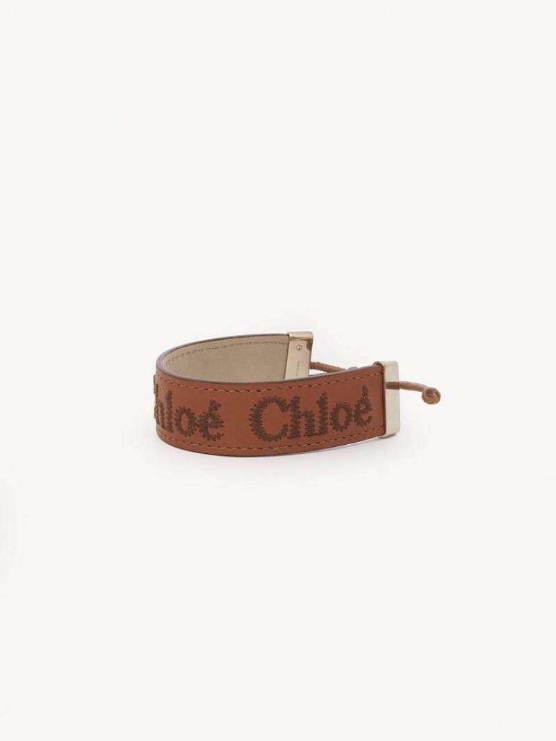 Chloe Woody Bilezik Kahverengi | CHE-SR14439