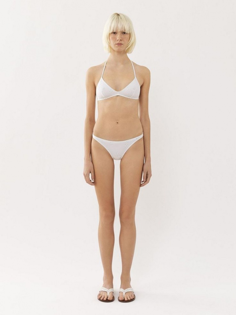 Chloe X Eres Peru Bikini Bottom Plaj Kıyafeti Beyaz | CHE-SR14123